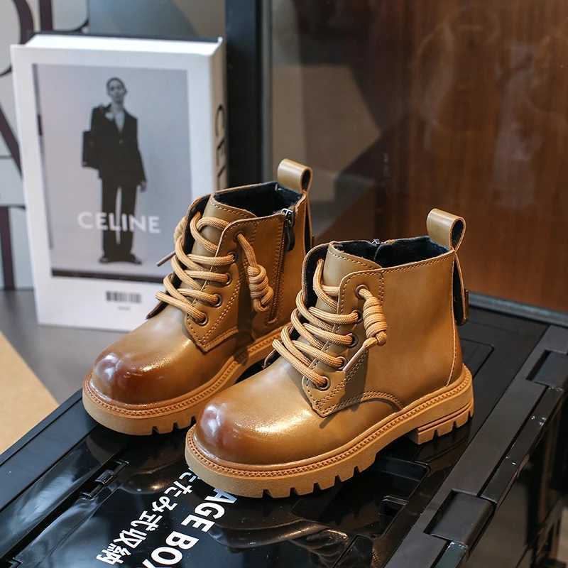 Children Boots Boys 2025 Winter New Fashion Bear Ankle Boots Girls Nonslip Soft Sole Outdoor Boots Size 2636T251015