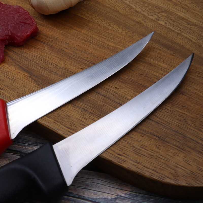 Pig Butchering Boning Knife Forged Commercial Slaughter Knife Special Handmade Hammered Pointed Knife Beef Sheep Cutting Knife Meat Cutting Knife H251