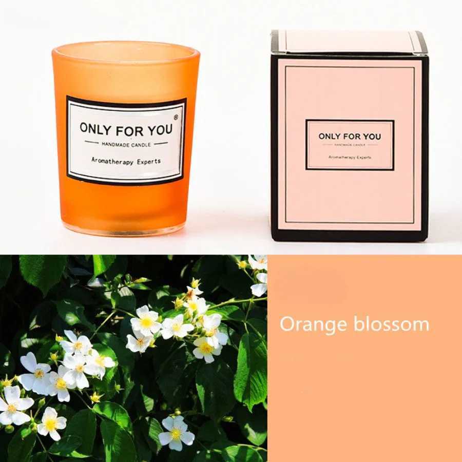 Glass Cup Scented Candle 50g Natural Plant Essential Oil Handmade Soy Wax Romantic Birthday Home hotel Wedding Decoration C251015