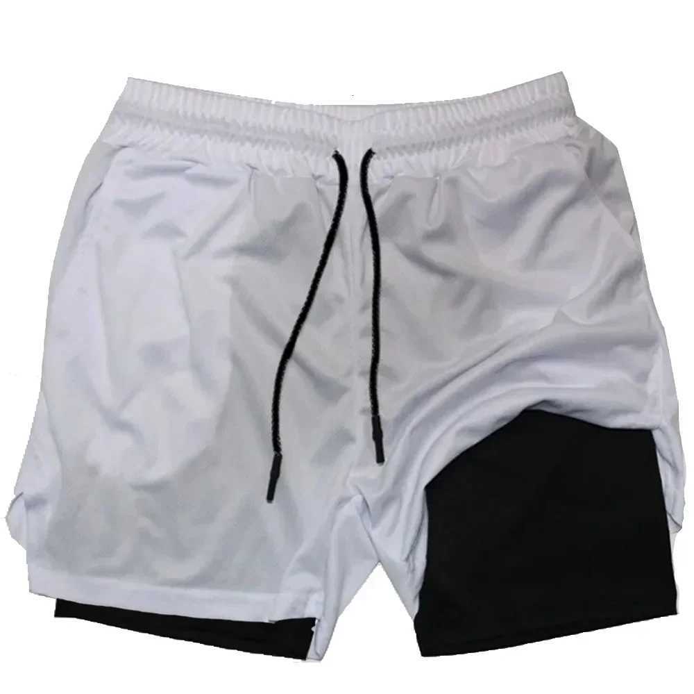 Summer Sports Versatile Double Layer Mens Shorts Everyday Casual Quickdrying Sports Shorts MenT251015