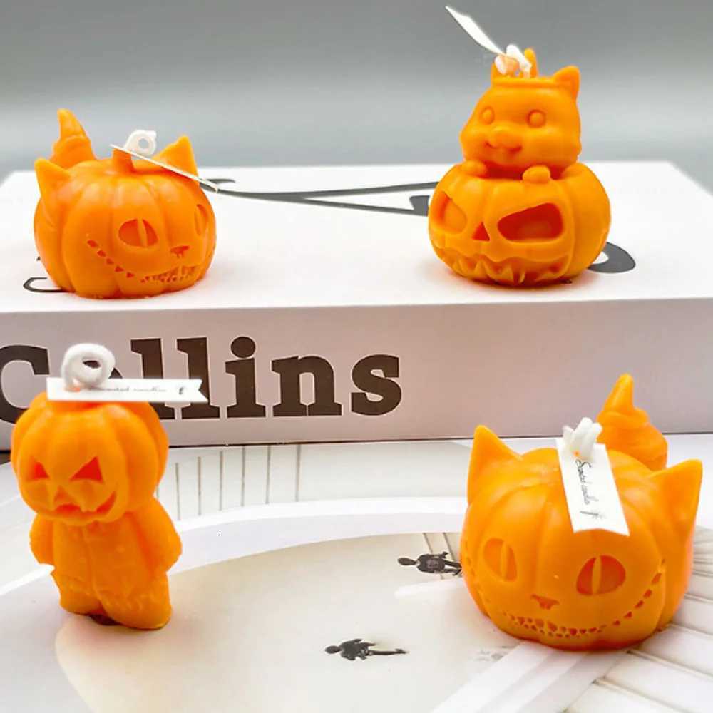 1pcs Halloween Pumpkin Skeleton Candle Manual Scented Candle For Weddings Festival Party Originty Gift Home Decor Accessory C251015