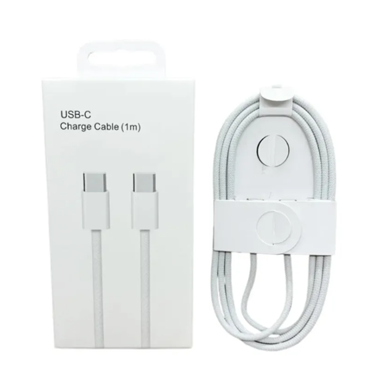 OEM High Quality 60W PD Cables for iPhone 16 17 pro max Plus Fast Charging 1m 3FT USB C to Type C Braided Cable Charging Cords Quick Charger Cord Data Cable With Box