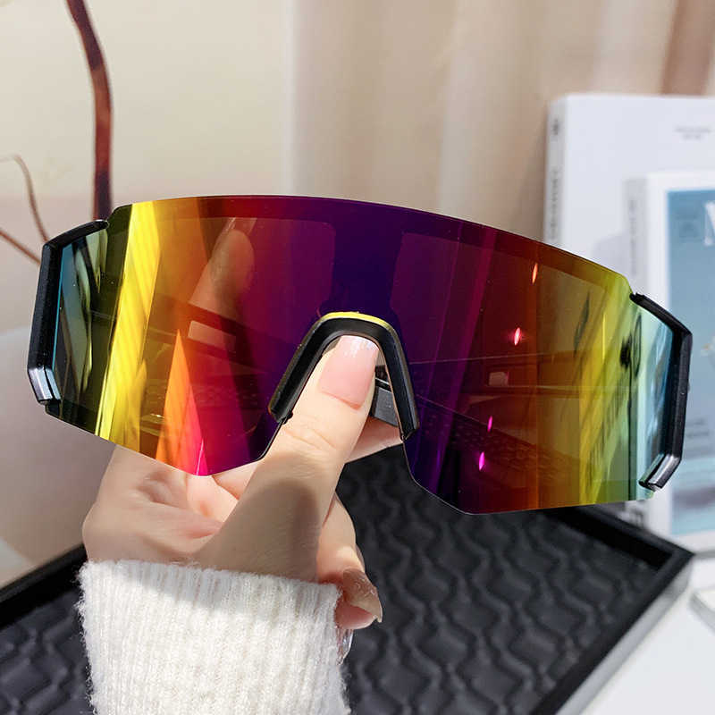 Fashion New Style Mountaineering Sports Colorful Sunglasses Cycling Goggles Ski Goggles Driving Uv Protection Sunglasses H251015