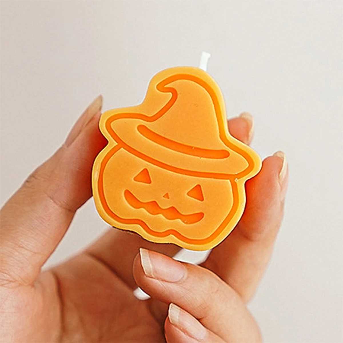 Halloween Scented Candle Gift Pumpkin Bat Ghost Skeleton Shape Aromatic Candle Fragrance Souvenir Party Ornaments 4 Piecesbox C251015