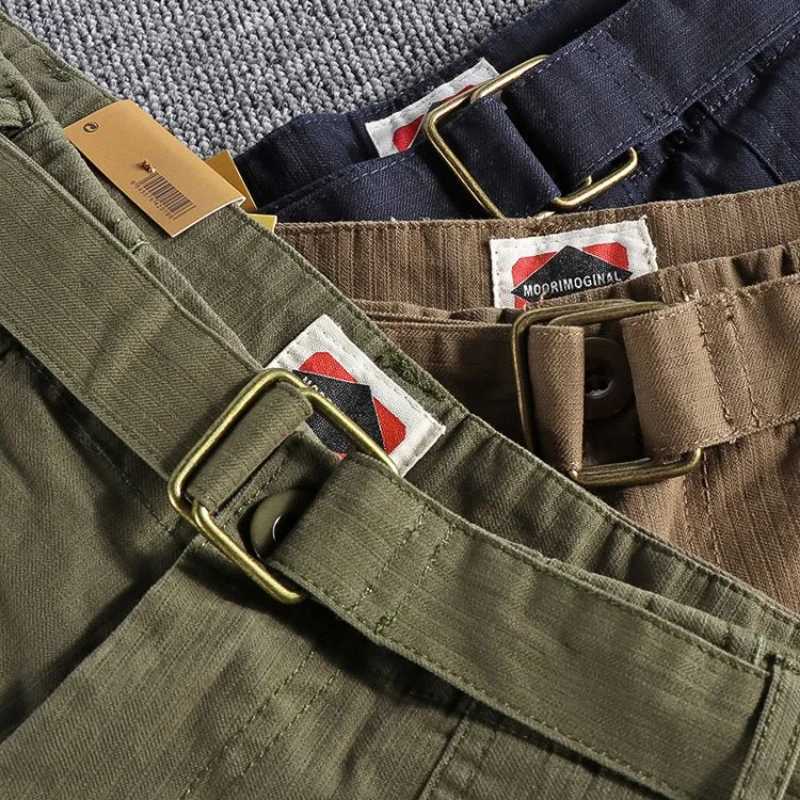 American Shorts Summer Threedimensional Washed Breeches Mens Casual Half Pants Japan Retro Cityboy Workwear ShortsT251015