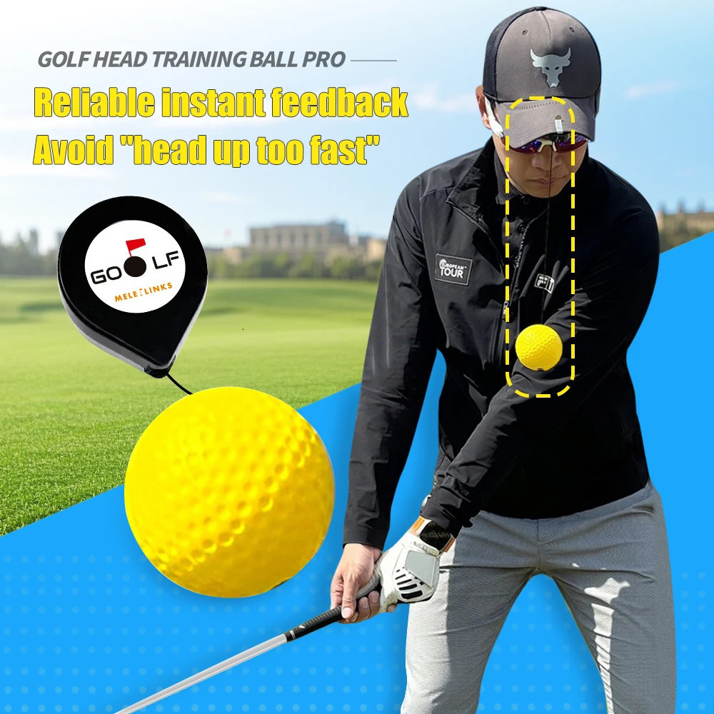 Golf Stable Head Training Head Posture Correction Golf Head Balance Rotation Training Aid Golf Training Accessories 251014