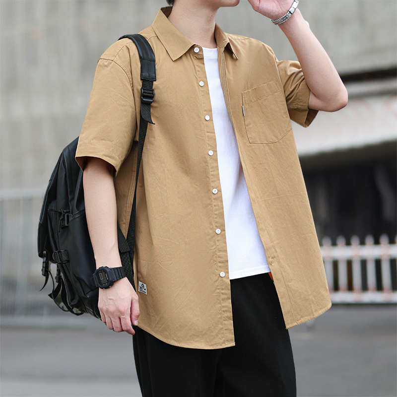 C101503 Men's autumn jacket 2024 Korean style trendy tops stand collar men's jacket