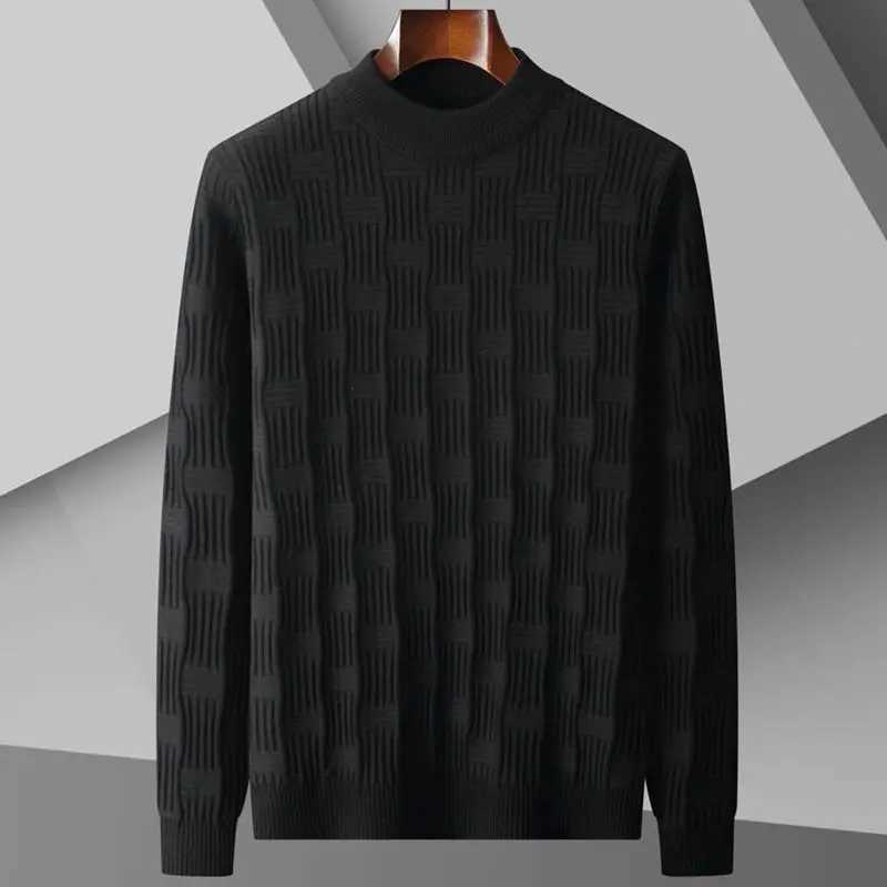 8XL 7XL 6XL 2023 New Fall Winter High End Turtleneck Sweater Men Soft Warm Mens Christmas Sweaters Casual Cashmere Pullover Man J251015