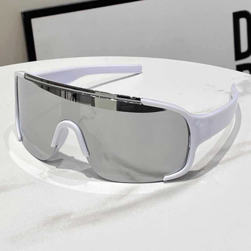 New Large Frame Outdoor Cycling Glasses Sports Fashion Glasses Mountaineering Skiing Goggles Windproof Sunglasses H251015
