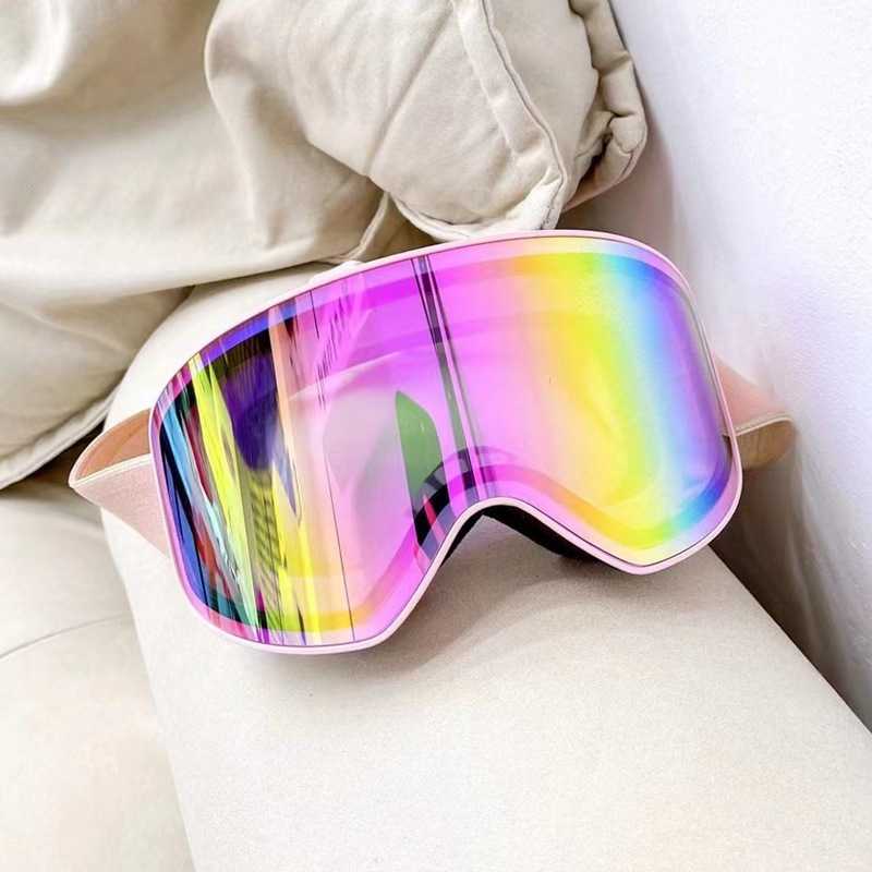 Winter Ski Goggles Cycling Goggles for Men and Women Prescriptioncompatible Doublelayer Antifog Sports Outdoor Riding Glasses H251015