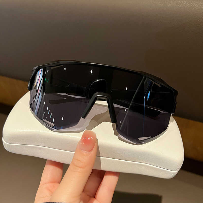 Outdoor Sports Cycling Mountaineering Sunglasses for Women Large Frame Sunshade Uv Protection Sunglasses for Men Colorful Goggles H251015