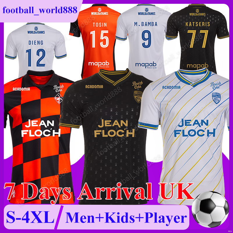 4XL maillot de Lorients 25 26 Soccer Jerseys TOSIN SOUMANO P.PAGIS 2025 Football Shirts LE BRIS M.BAMBA DIENG MVUKA Football Kits ABERGEL Men Kids Kit Socks Sets