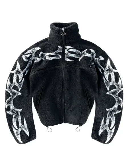 Street Cool Original Jacket Graphic Printed Jacket Upright Collar Zipper Autumn Winter Retro Classic Hip Hop Men And Women 251029