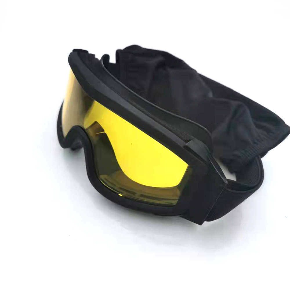 Desert Realistic Tactical Goggles Large Frame Windproof Sandproof Impactresistant Offroad Glasses Safety Goggles H251015