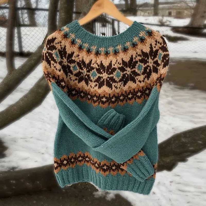 2025 Spring Knit Women Sweater Oneck Loose Pullover Female Soft Warm Autumn Vintage New Year Trendy Xmas Sweaters Ladies J251015