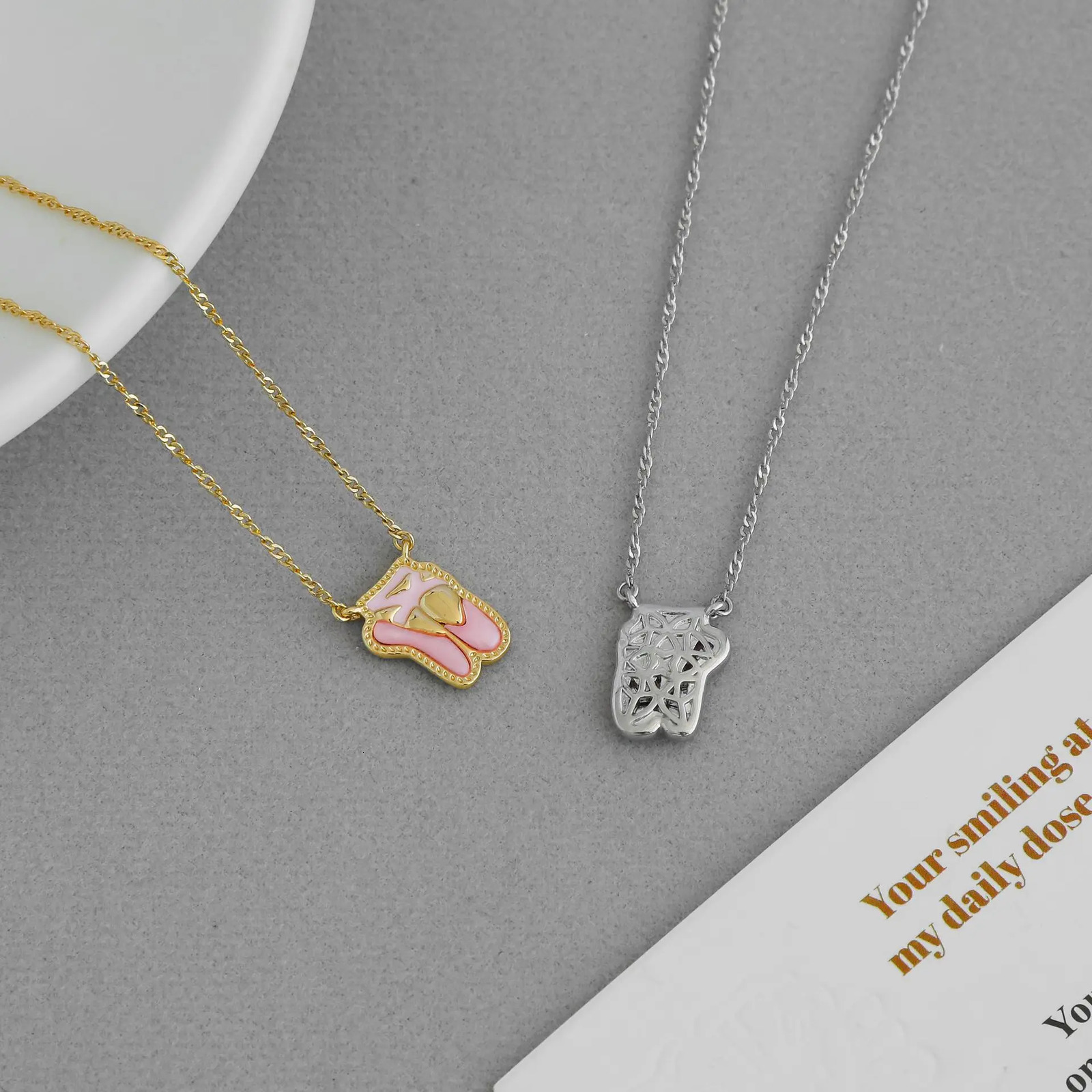 VKVVA Fashion Jewelry KS Series Ballet Shoes Pendant Necklace for Women Birthday Gifts 251010