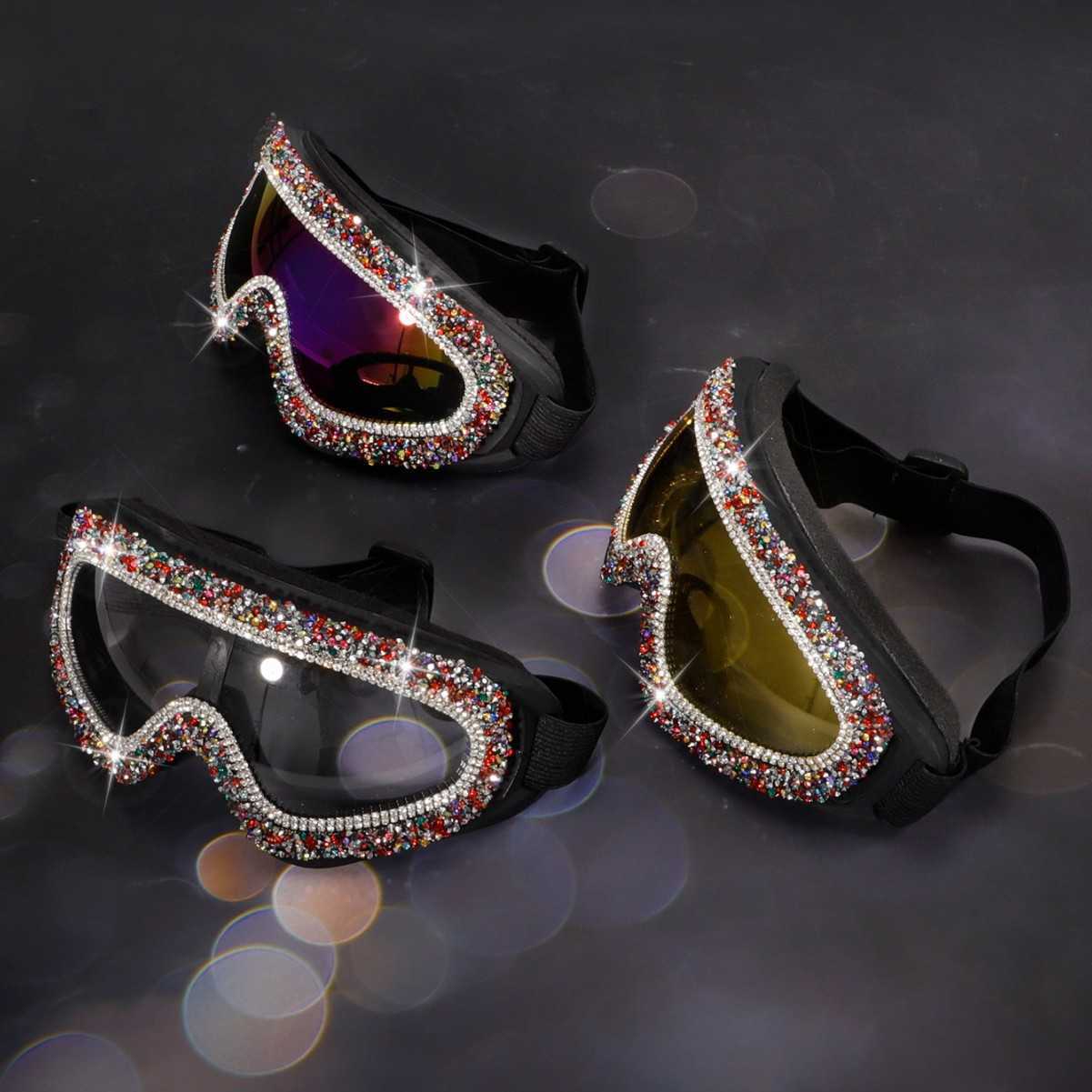 Outdoor Sports Cycling Sunglasses Large Frame Personality Dazzling Windproof Sunglasses H251015