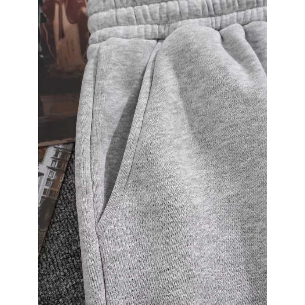 Spring and summer new solid color gray atmospheric mens pure cotton drawstring waist sports shortsT251015