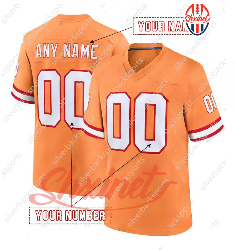 6 Baker Mayfield 2025 Football Jerseys 13 Mike Evans 12 Brady 7 Bucky Irving David Reddick Chris Godwin Jr. 2 Emeka Egbuka Vita Vea McLellan Alstott C
