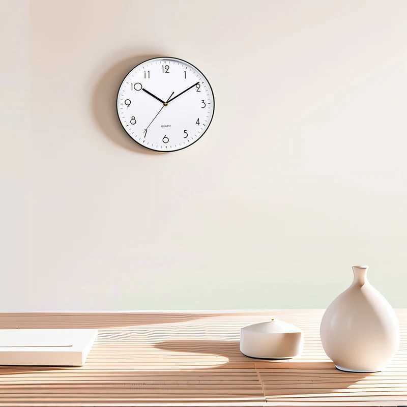 Wall Clock 8 Inch Silent NonTicking Wall Clocks Battery Operated Decorative for Home Kitchen Office Bedroom Bathroom Niditon C251015