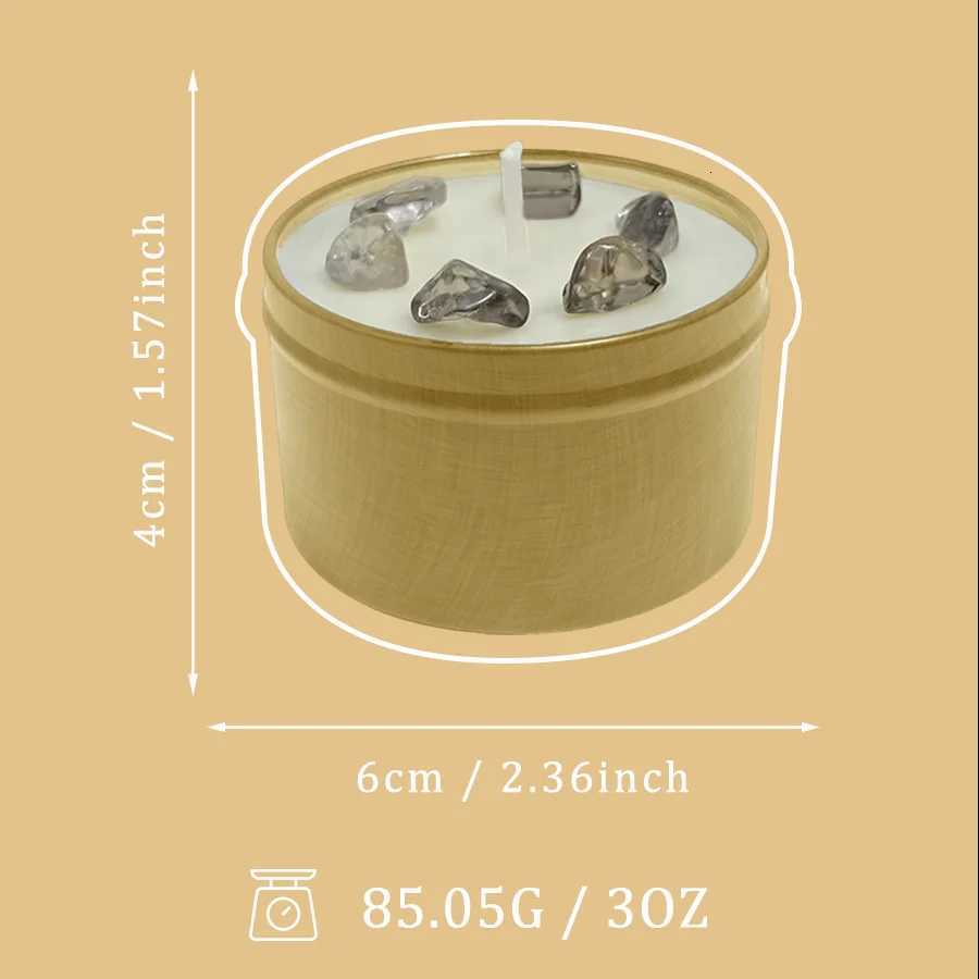 Scented Candles 3oz Crystal Ritual Scented Candle with Soy Wax Suitable Daily Use Holiday Gifts Use Halloween Home Decor C251015