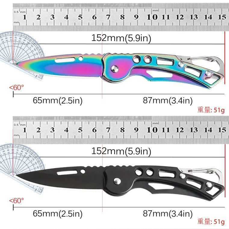 Outdoor Folding Knife Camping Knife Stainless Steel Folding Knife Portable Small Steel Knife Outdoor Survival Knife Pocket Knife H251015 IA7X