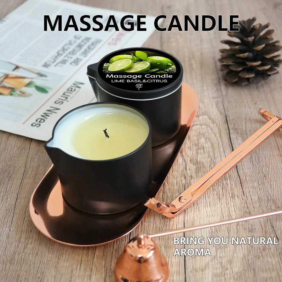 Massage essential oil candle Soothing and Relaxing Muscles Massage Oil for Massage Ideal Body Oil for Skin Moisturizing C251015