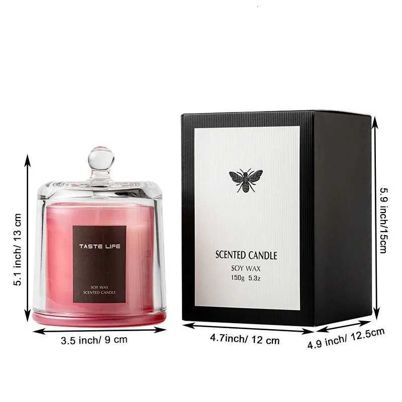 40 Hours Jar Scented CandleRelaxing Aromatherapy Candle Home Decoration Natural Soy Candle Glass Jar Candle Gifts for Women C251015