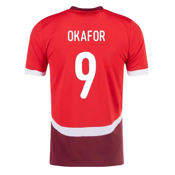 2026 World Cup National Team Switzerland Soccer Jerseys ELVEDI Embolo FREULER SEFEROVIC X H K A home away Football shirts mens kids kit