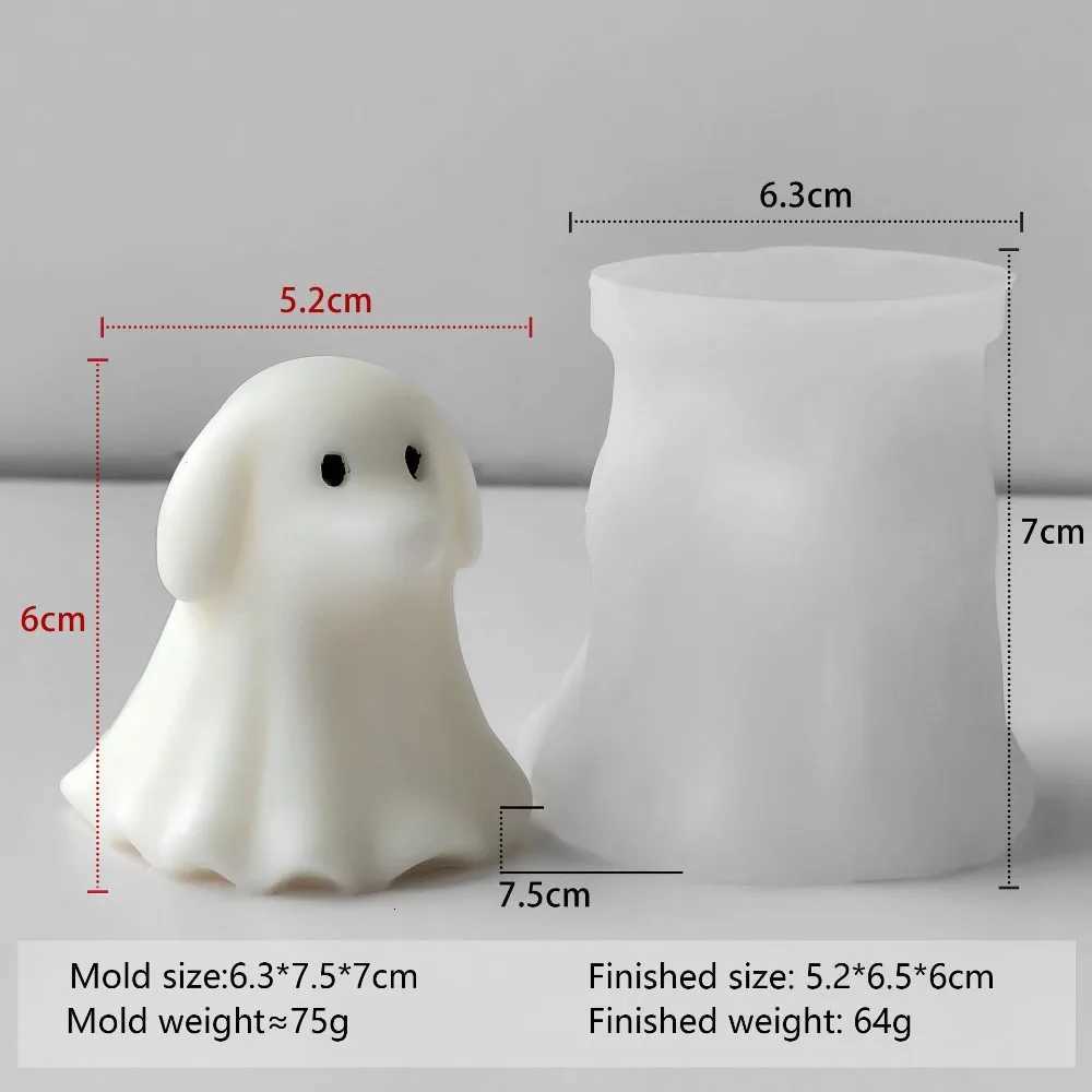 Silicone Mold DIY Spooky Cat Dog Decor Silicone Mould Pumpkin Craft Wax Resin Home Party Decoration Halloween Ghost Candle C251015