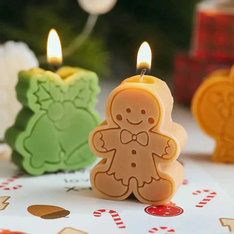Creative Christmas Snowman Gingerbread Man Christmas Candle Aromatherapy Gift Set Home Decoration Birthday Gifts C251015