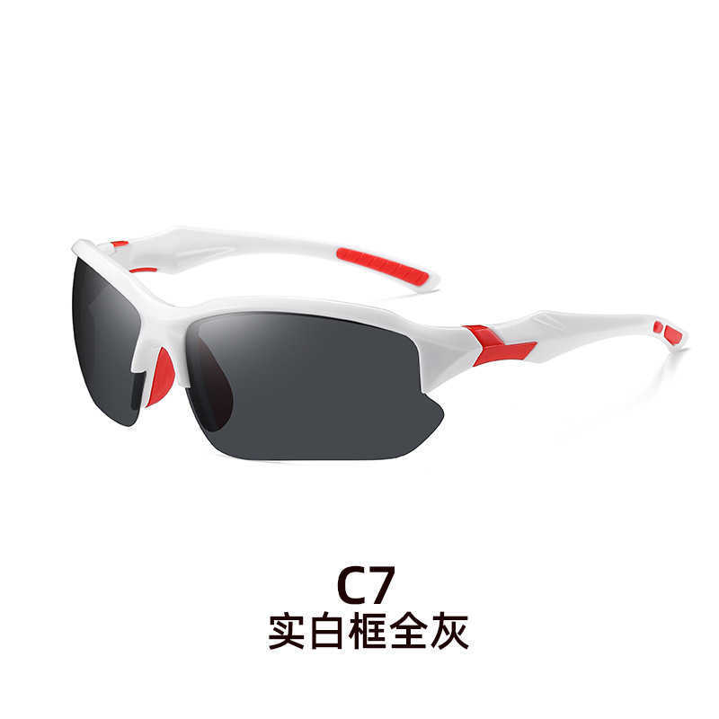 Outdoor Trendy Cool Fashion Sports Glasses Night Light Blocking Driving Cycling Sunglasses H251015