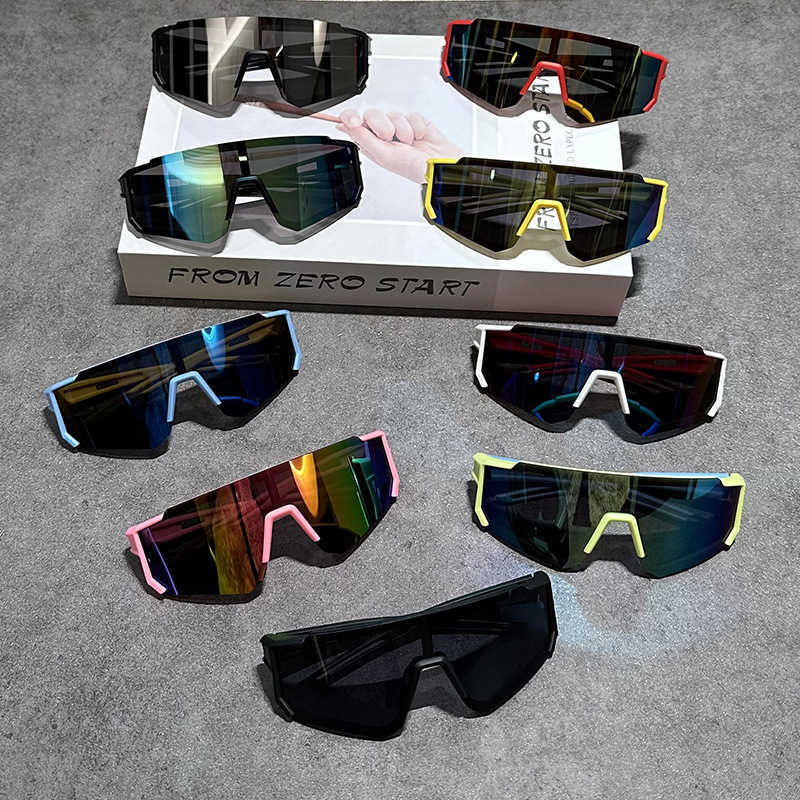 Childrens Sunshade Glasses Boys and Girls Outdoor Cycling Onepiece Sunglasses Baby Personality Photo Show Sunglasses Trendyt H251015