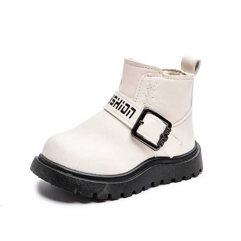 2025 Autumn Classic Black Brown Beige Fall Winter Platform Boots for Children Handsome Boys Short Boots Cozy Kids Girl ShoesT251015