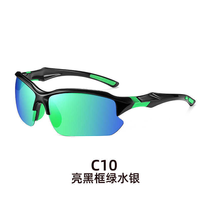 Outdoor Trendy Cool Fashion Sports Glasses Night Light Blocking Driving Cycling Sunglasses H251015