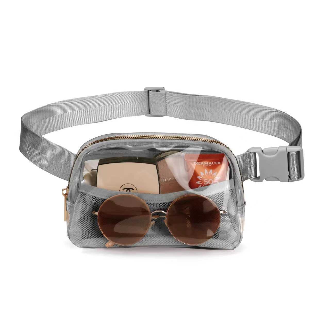 2023 New Style Tpu Transparent Sports Waist Bag Chest Bag Crossbody Bag H251015