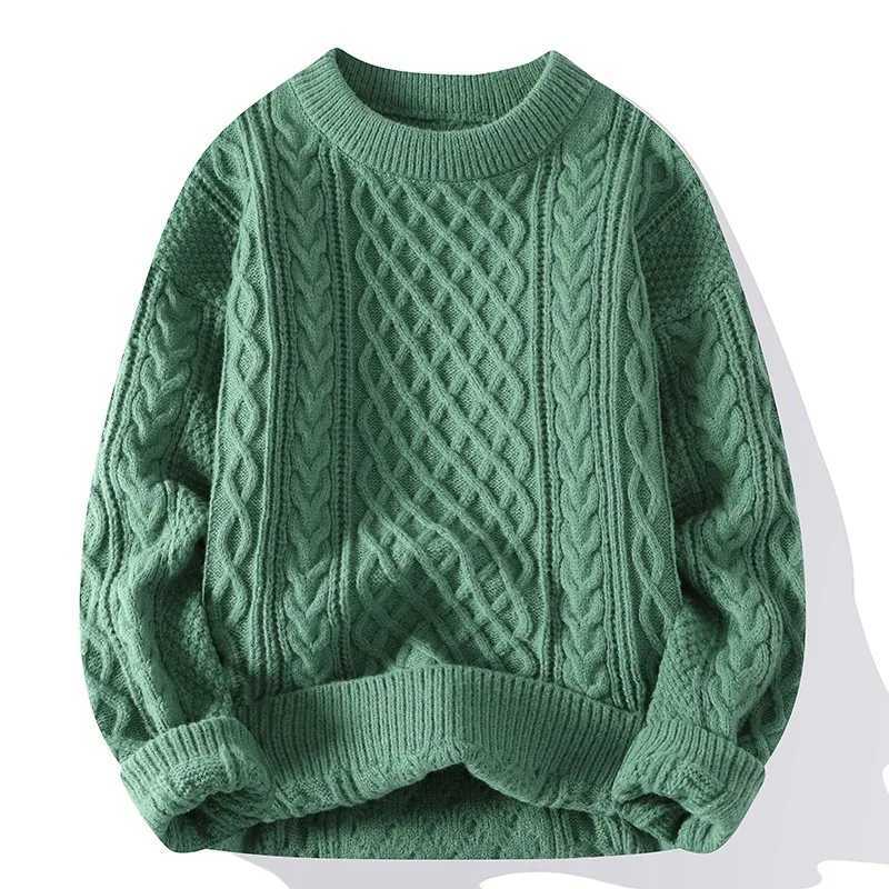 New Autumn Winter Men Knitted Sweaters ONeCK Pullovers Outwear Casual Sweaters Male Loose Pullovers CloTHing 3XL J251015