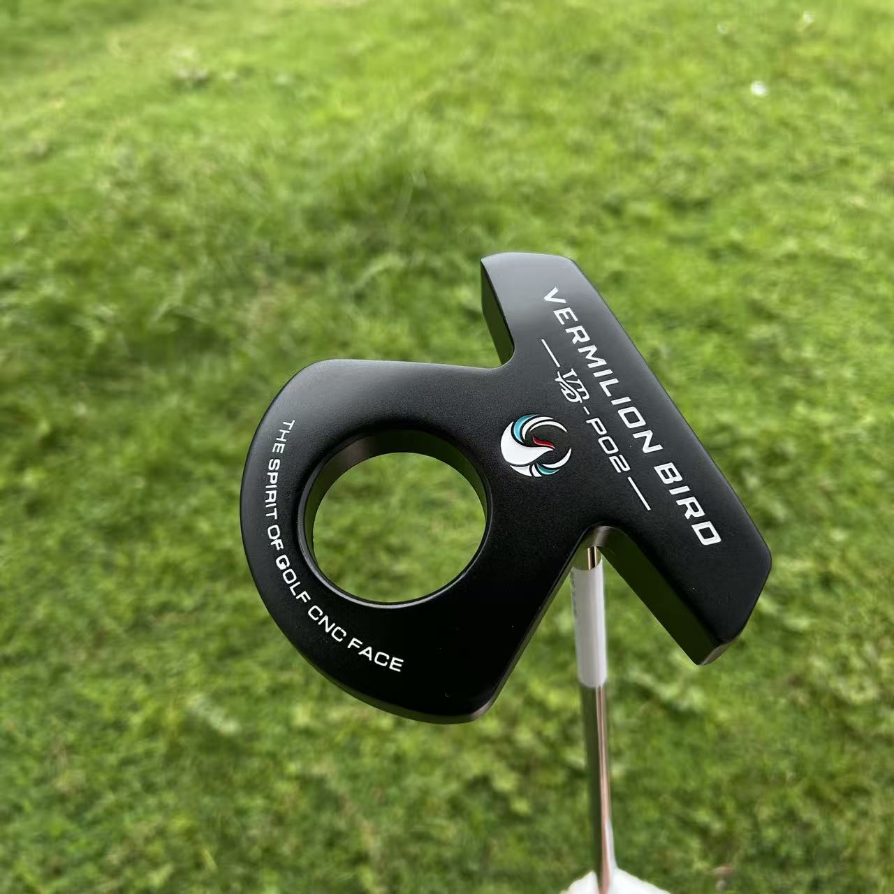 Premium Enhanced Vermilion Bird Golf Putter Non-Slip PU Grip for Stable Performance