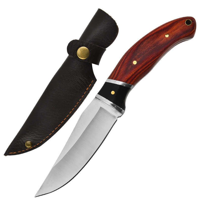 Meat Knife Handheld Meat Knife Stainless Steel Portable Meat Cutting Knife Outdoor Knife Beef and Lamb Knife Fruit Knife H251015