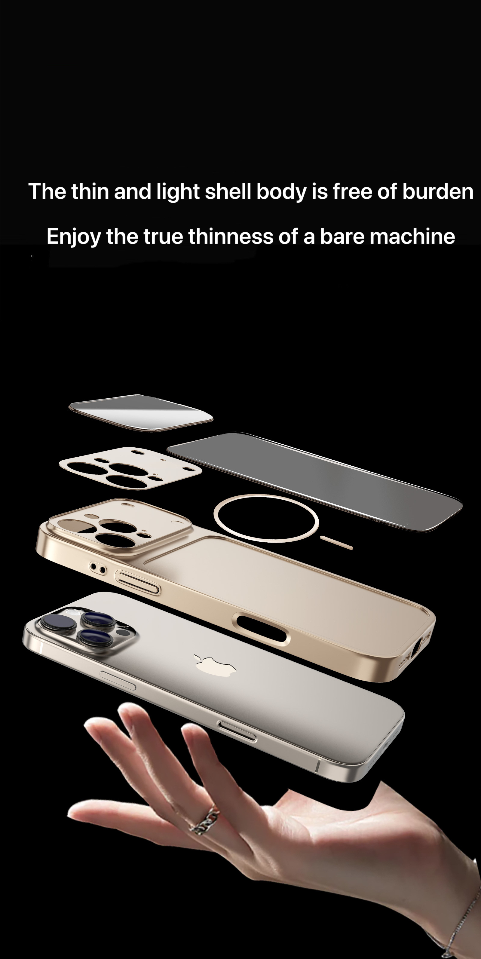 IPhone 17 large window phone case, high-quality original machine with no color difference