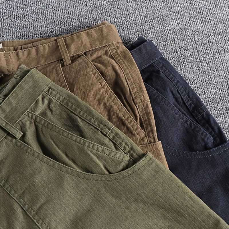American Shorts Summer Threedimensional Washed Breeches Mens Casual Half Pants Japan Retro Cityboy Workwear ShortsT251015