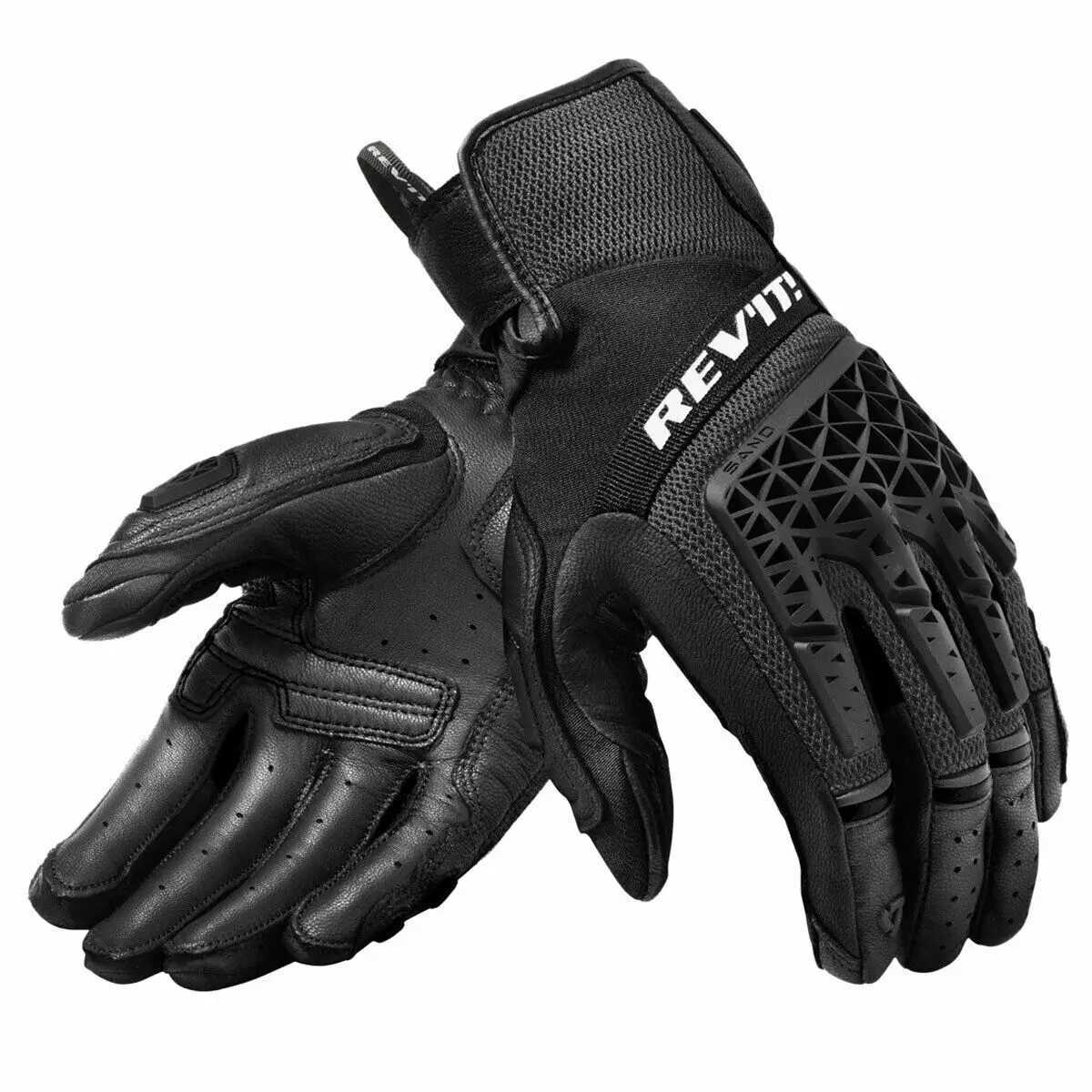 New Revit Sand 4 Summer Mens Motorcycle Mesh Riding Textile Gloves Genuine Leather Motorbike Racing Glove All Sizes MXXL C251015