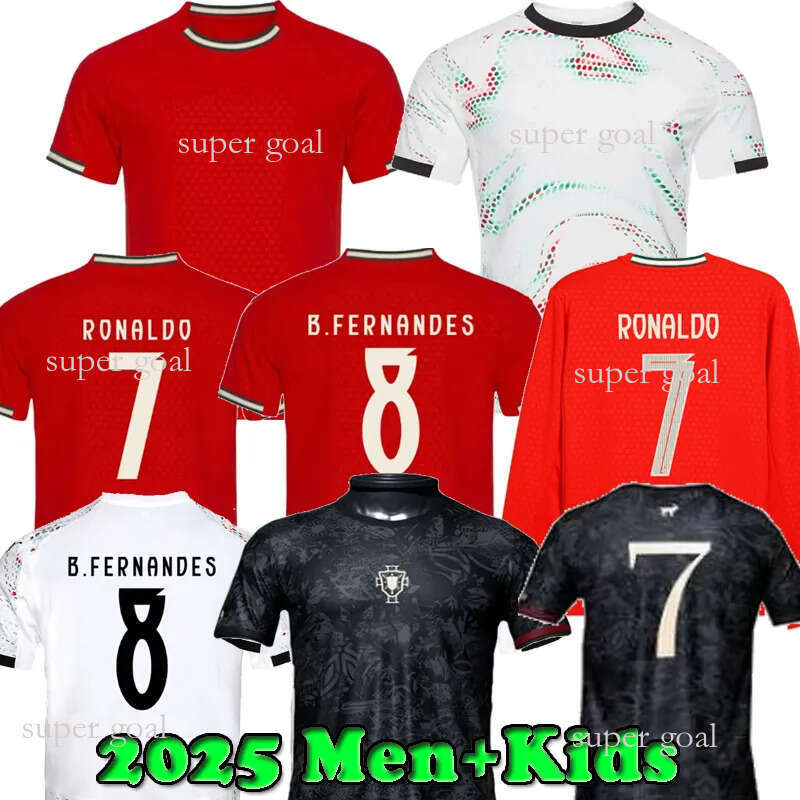 2026 soccer jersey Portuguese Bruno FERNANDES DIOGO J. DANILO Portuguesa 2025 Joao Felix 24 25 26 Football shirt BERNARDO Portugieser Portugal Kids Kit