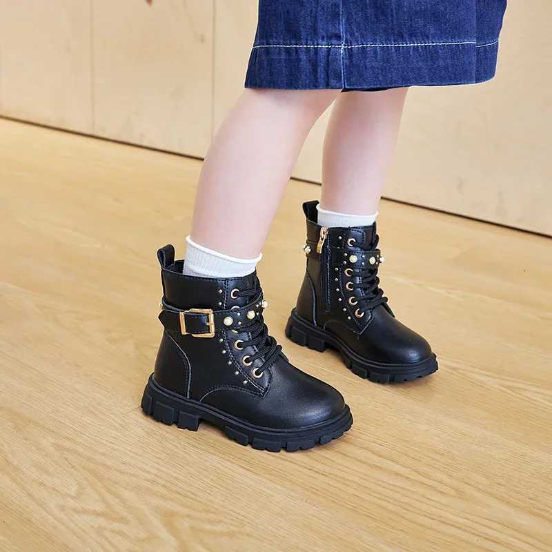 Autumn Winter Girls Boots Children Ankle Boots Sequins Pearl Princess Boots Outdoor Nonslip Kids Casual Shoes Size 2636T251015