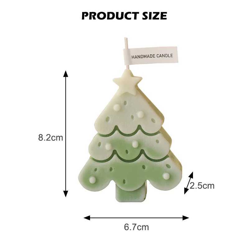 1pcs Christmas Aromatherapy Candles Creative Multicolor Christmas Tree Candle Ornament Romantic Christmas Gift C251015