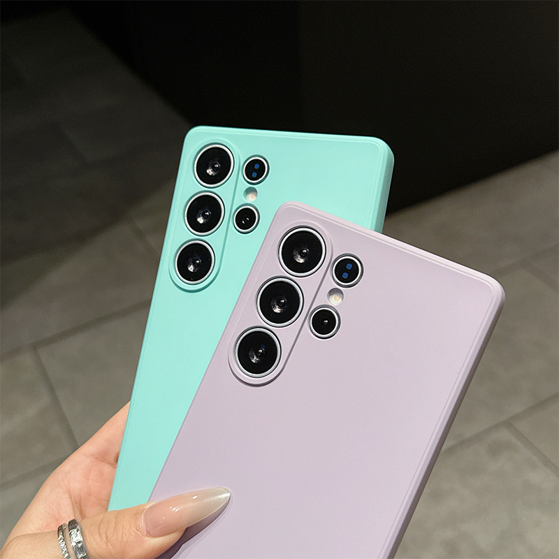 Magic Cube Liquid Silicone Case for Samsung S25 Ultra S24 Ultra S23 Ultra S22 Ultra S21 FE S20 PLUS C55