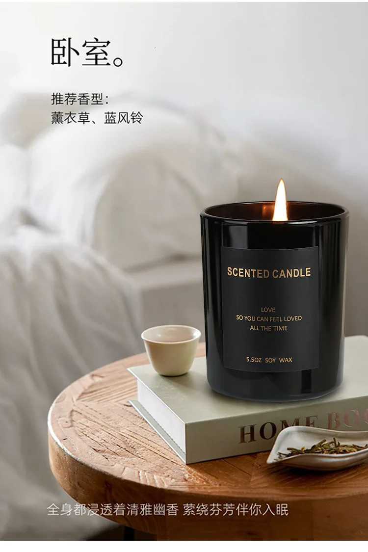 ic black cup aromatherapy candle multiple fragrances 180g candle can burn for about 50 hours C251015
