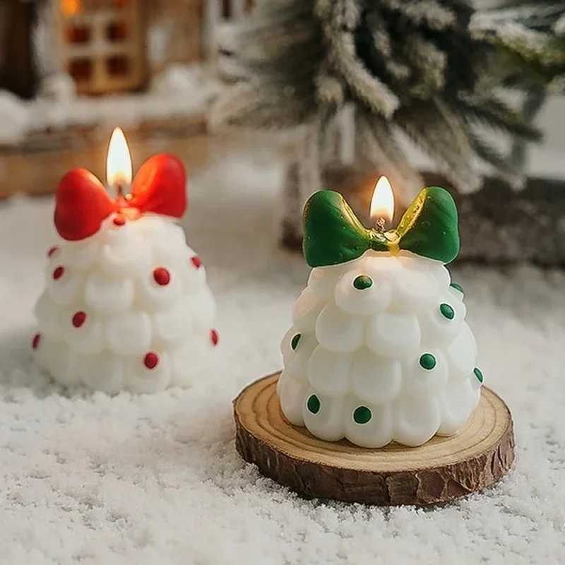Cute Christmas Tree Scented Candles Handmade Fragrance Creative Ornaments Aromatherapy Xmas Gifts Birthday Gift Home Decor C251015