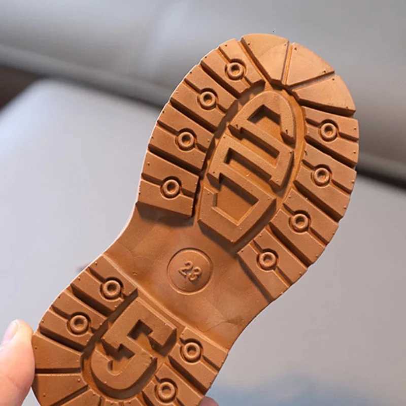 Kids Shoes Fashion Leather Comfortable Childrens Short Boots Autumn Winter Boys Sports Running Girls Casual Snow Martin BootsT251015