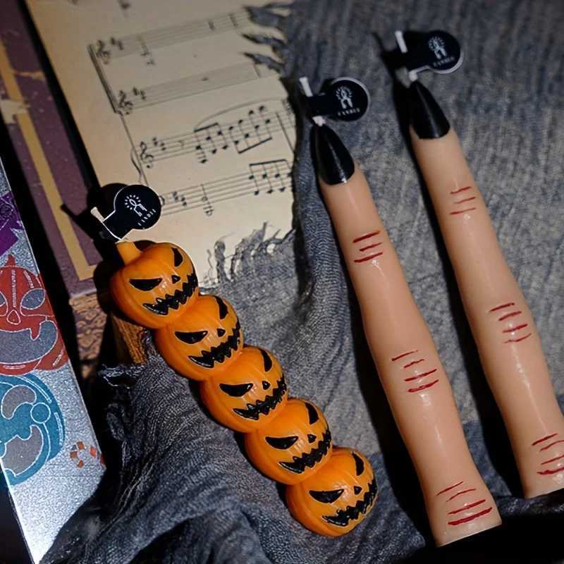 13pcs Halloween Scented Candles Long Stick Gothic Soy Wax Decorations for Party Home Festive Atmosphere Holiday Ornaments Gifts C251015